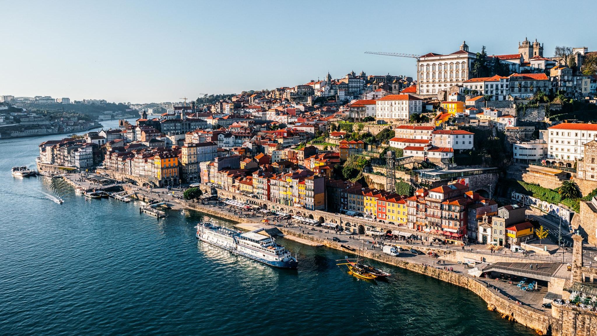 Luftaufnahme von Porto in Portugal