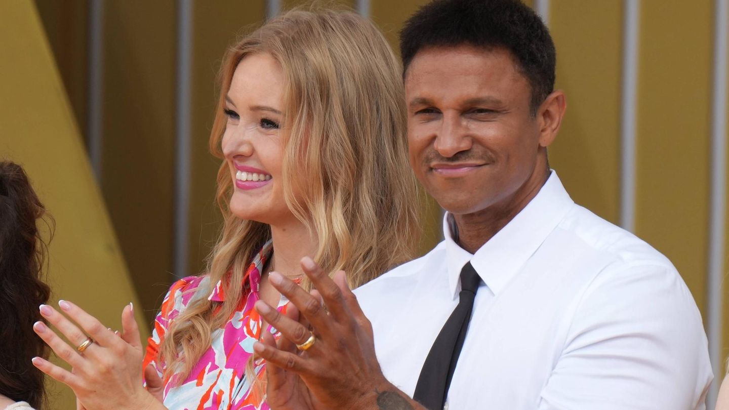 Daniel Aminati im Juni bei einem TV-Auftritt mit Patrice. Im September folgte die Trennung