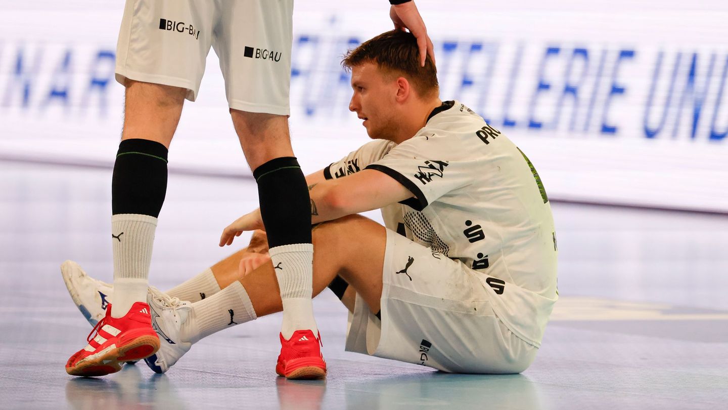 Emil Madsen vom THW Kiel wurde in Kopenhagen am rechten Knie operiert. Foto: Frank Molter/dpa