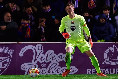 Ter Stegen konnte sich spät auszeichnen. Foto: Rudy Garcia/AP/dpa