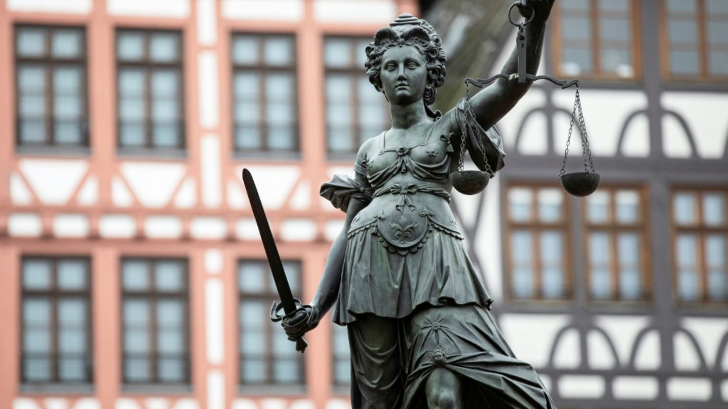 Justitiabrunnen in Frankfurt