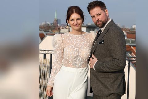Sophie und Felix von Jascheroff - das stylische Brautpaar an seinem großen Tag in Berlin.