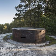 Ein alter Bunker auf der Insel Hiiumaa, Estland