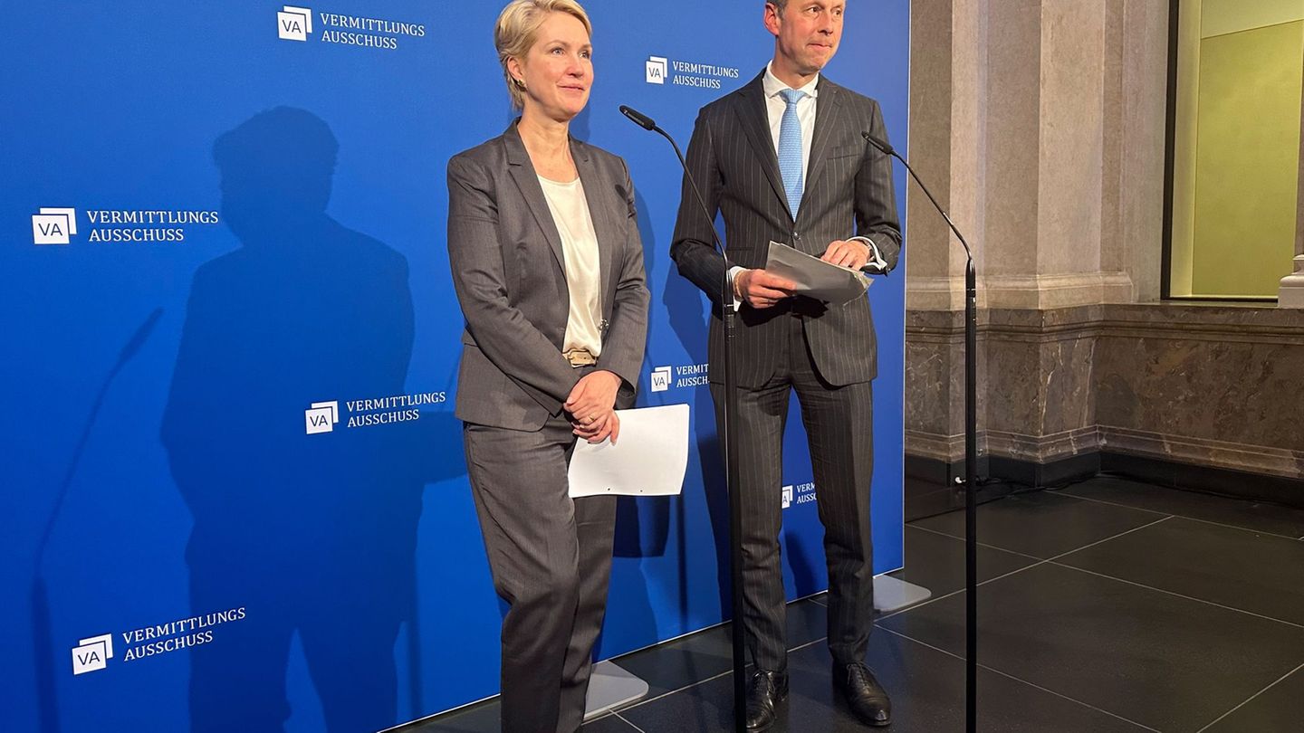 Manuela Schwesig und Hendrik Hoppenstedt führen auch künftig den Vermittlungsausschuss von Bundestag und Bundesrat. (Archivbild)