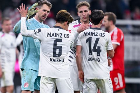 In der Conference League will Mainz erneut wie zuletzt in München jubeln. Foto: Sven Hoppe/dpa