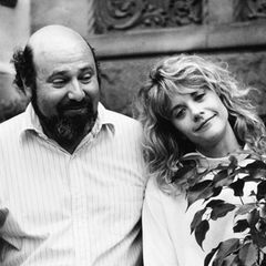 Meg Ryan und Rob Reiner während der Dreharbeiten zu "Harry und Sally" 1989
