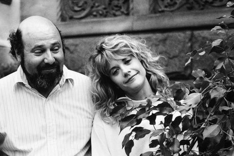 Meg Ryan und Rob Reiner während der Dreharbeiten zu "Harry und Sally" 1989