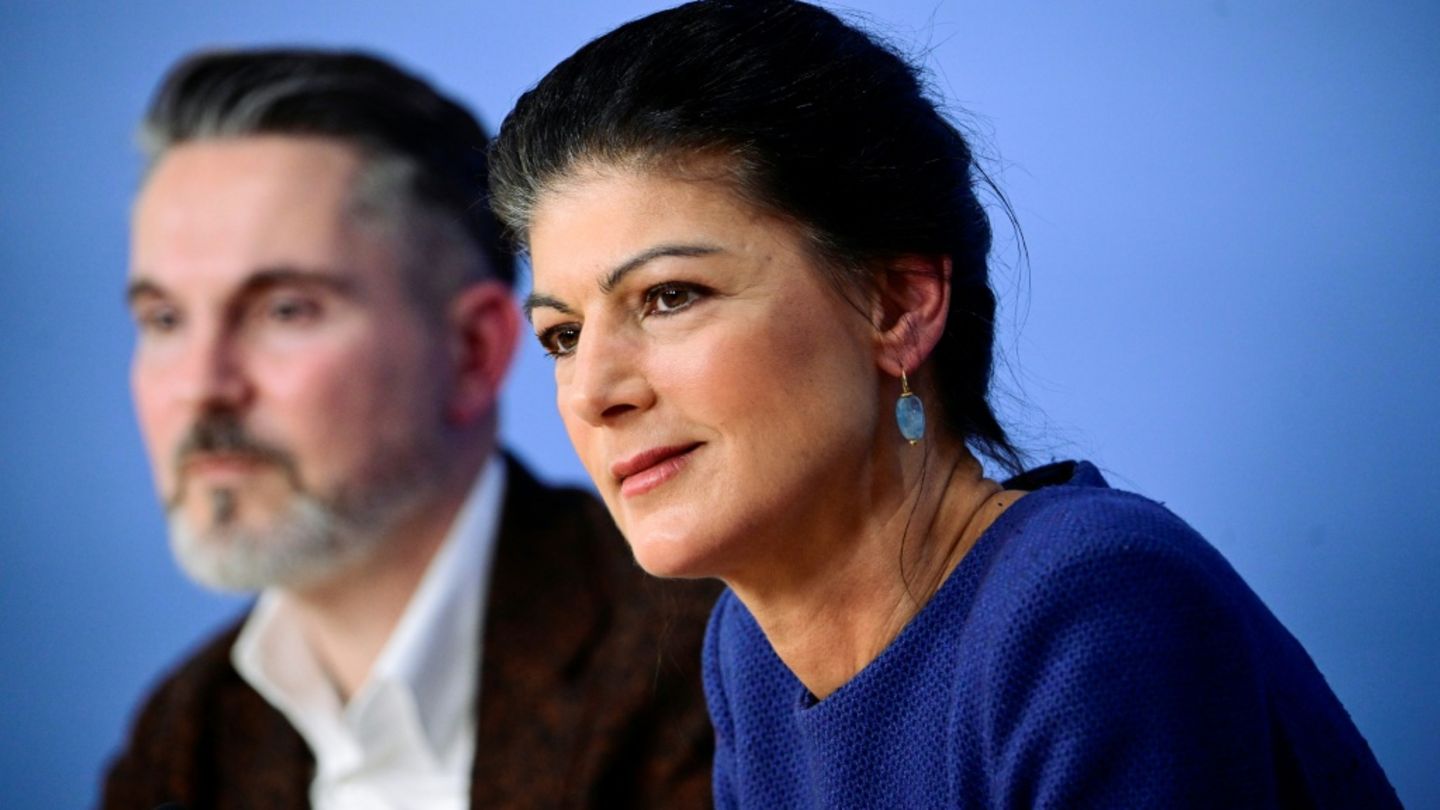 BSW-Chef de Masi und Parteigründerin Wagenknecht