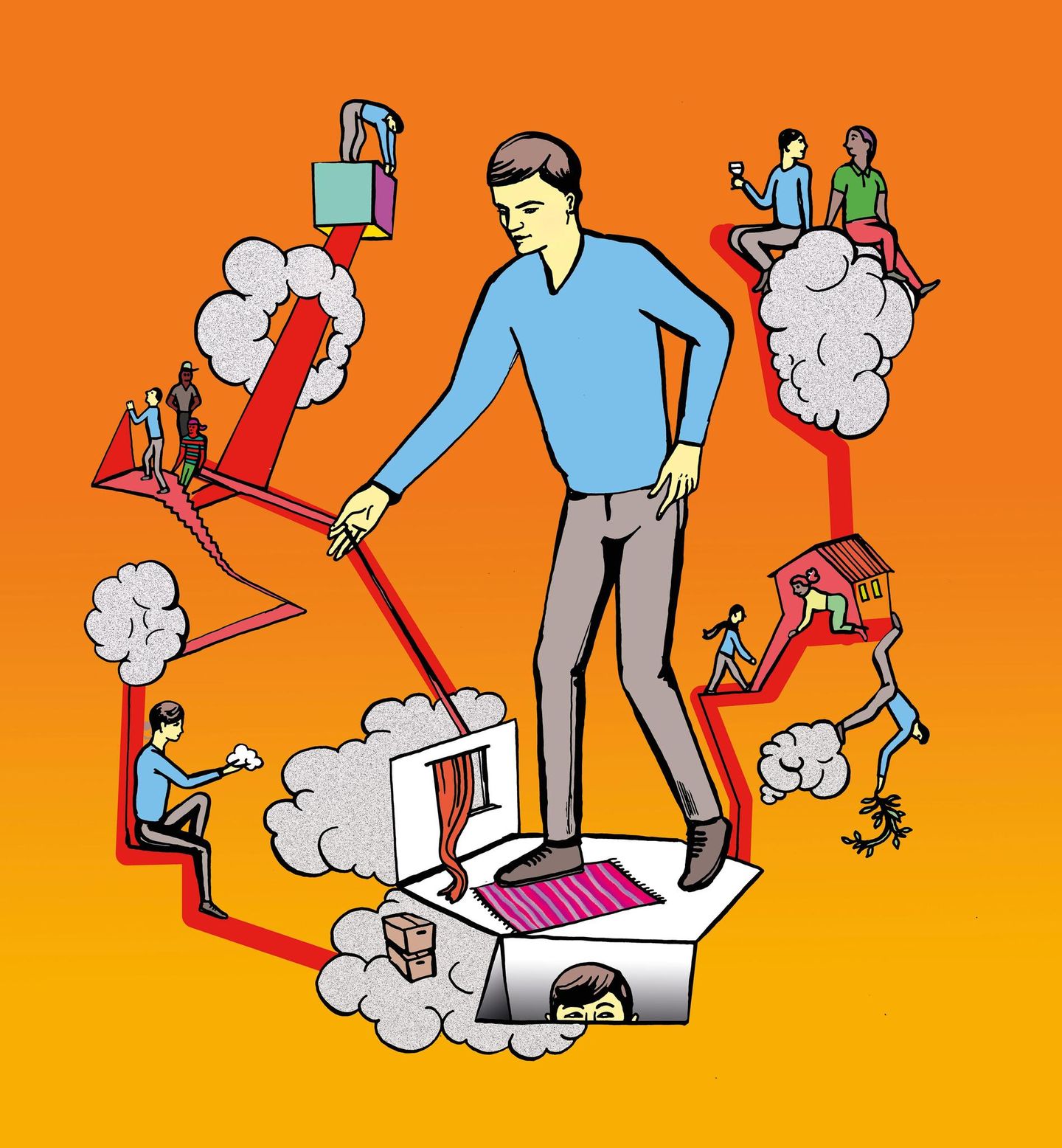 Beheimatung: So nennt Mitzscherlich den Prozess, an neuer Stelle Fuß zu fassen. Freundschaften schließen gehört dazu, aber auch Schleichwege lernen                            