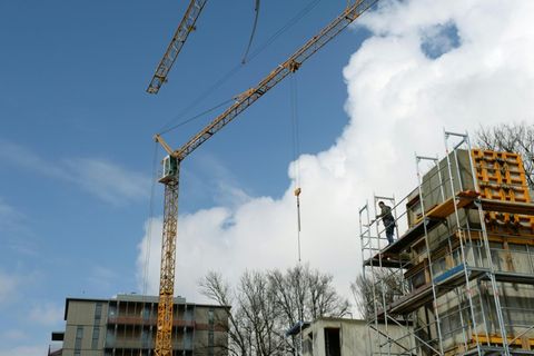 Bau von Wohngebäuden im bayerischen Bad Aibling