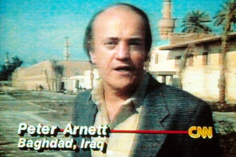 Peter Arnett war 1991 in Bagdad für CNN auf Sendung