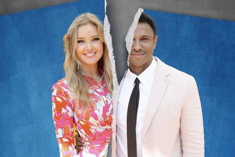 Montage vom getrennten Aminati-Paar