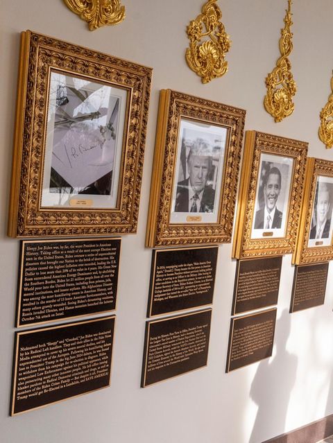 Trump kommentiert Porträts seiner Vorgänger – Biden überzieht er mit Spott