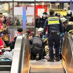 Messerattacke am Essener Hauptbahnhof - ein Verdächtiger sitzt jetzt in U-Haft. (Archivbild) Foto: Stephan Witte/KDF-TV & Pictur