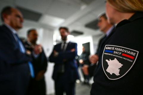 Sicherheitspersonal der SNCF