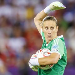 Ann-Katrin Berger setzt ihre Karriere im Nationalteam fort. (Archivbild) Foto: Michael Buholzer/KEYSTONE/dpa