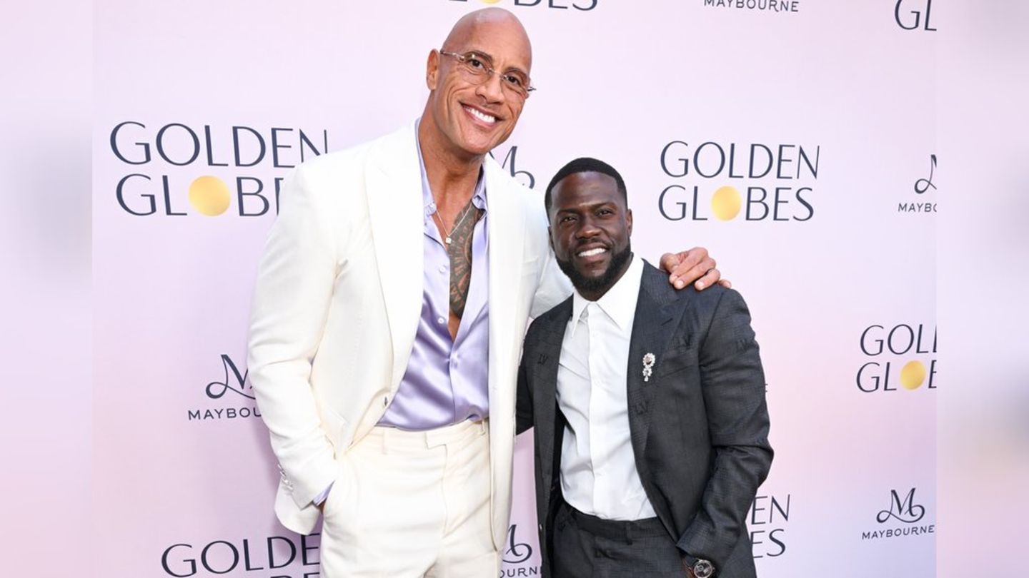 Dwayne Johnson und Kevin Hart sind beide für einen Golden Globe nominiert.