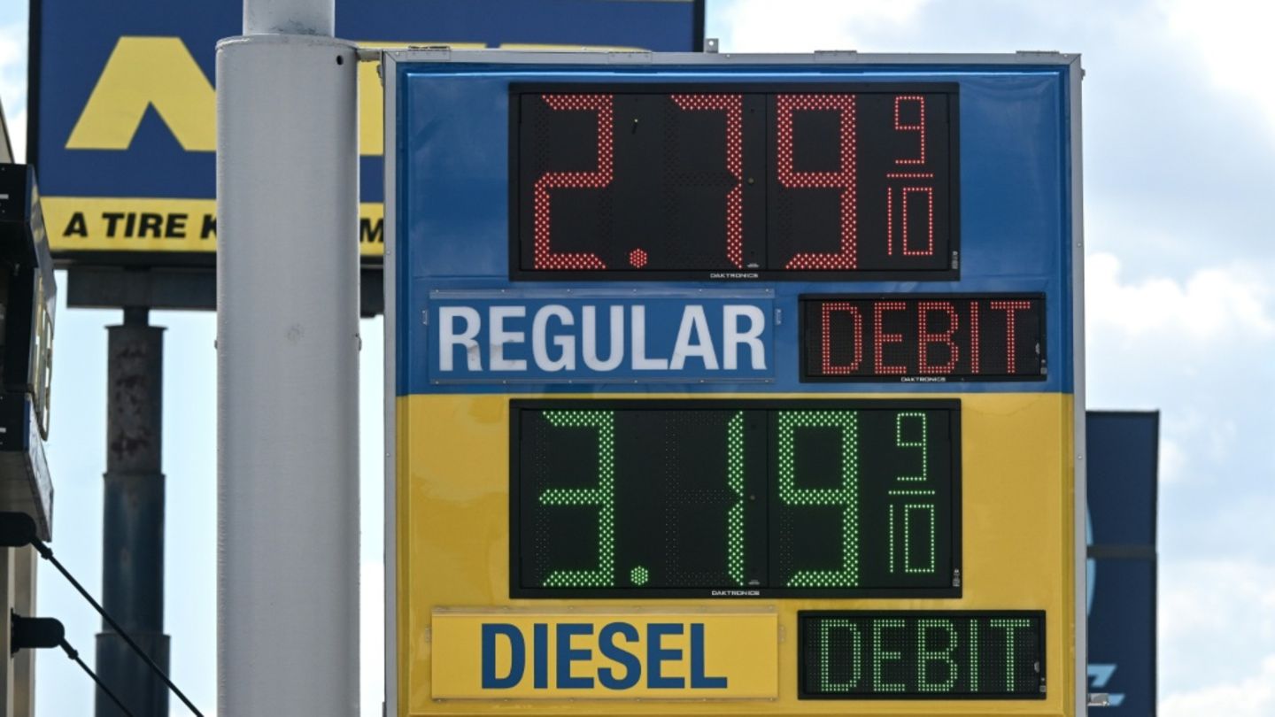 Eine Tankstelle in den USA