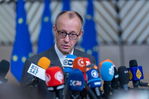 Bundeskanzler Friedrich Merz Foto: Michael Kappeler/dpa
