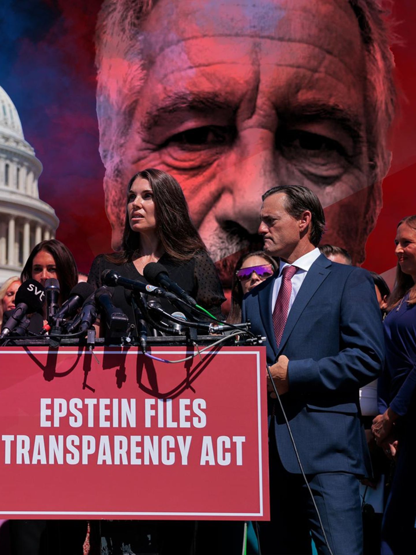 Eine Montage zum Epstein-Fall