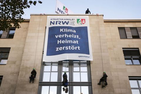 Protestaktion hatte juristisches Nachspiel Foto: David Young/dpa