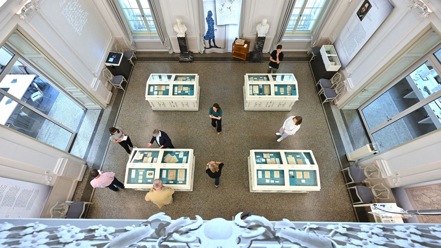 Das Goethe- und Schiller-Archiv hat bei einer Auktion eine Privatsammlung mit Handschriften von Johann Wolfgang von Goethe (1749