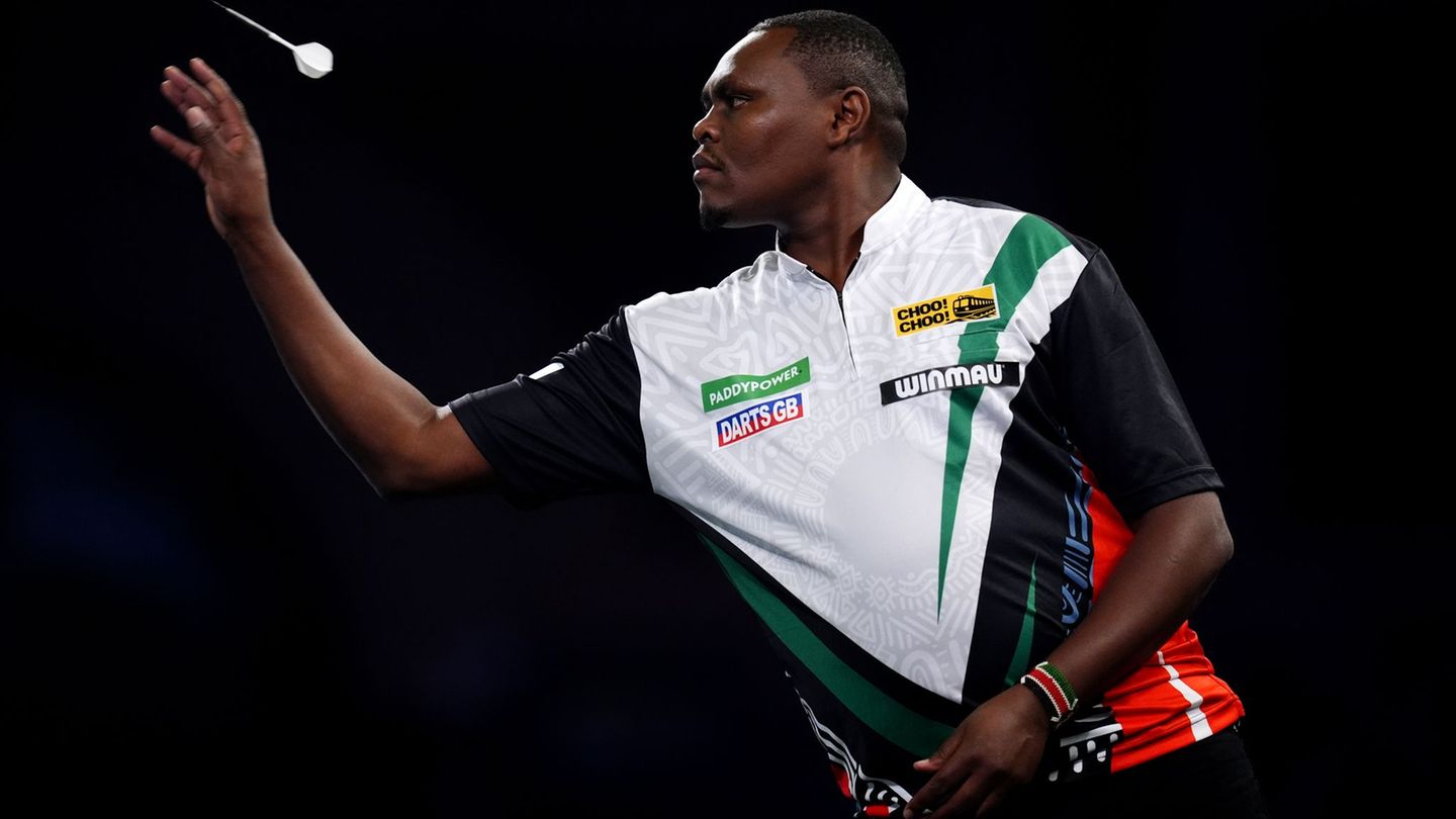 Spielte erstmals bei der WM: David Munyua. Foto: John Walton/PA Wire/dpa