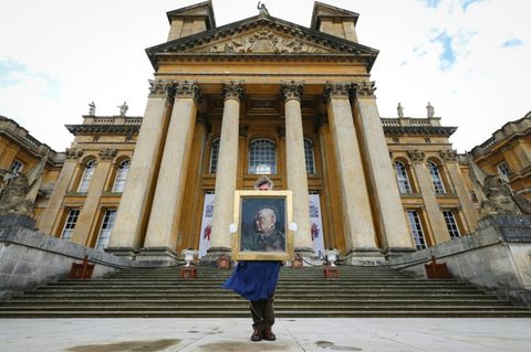 Winston Churchill wurde im Blenheim Palace geboren