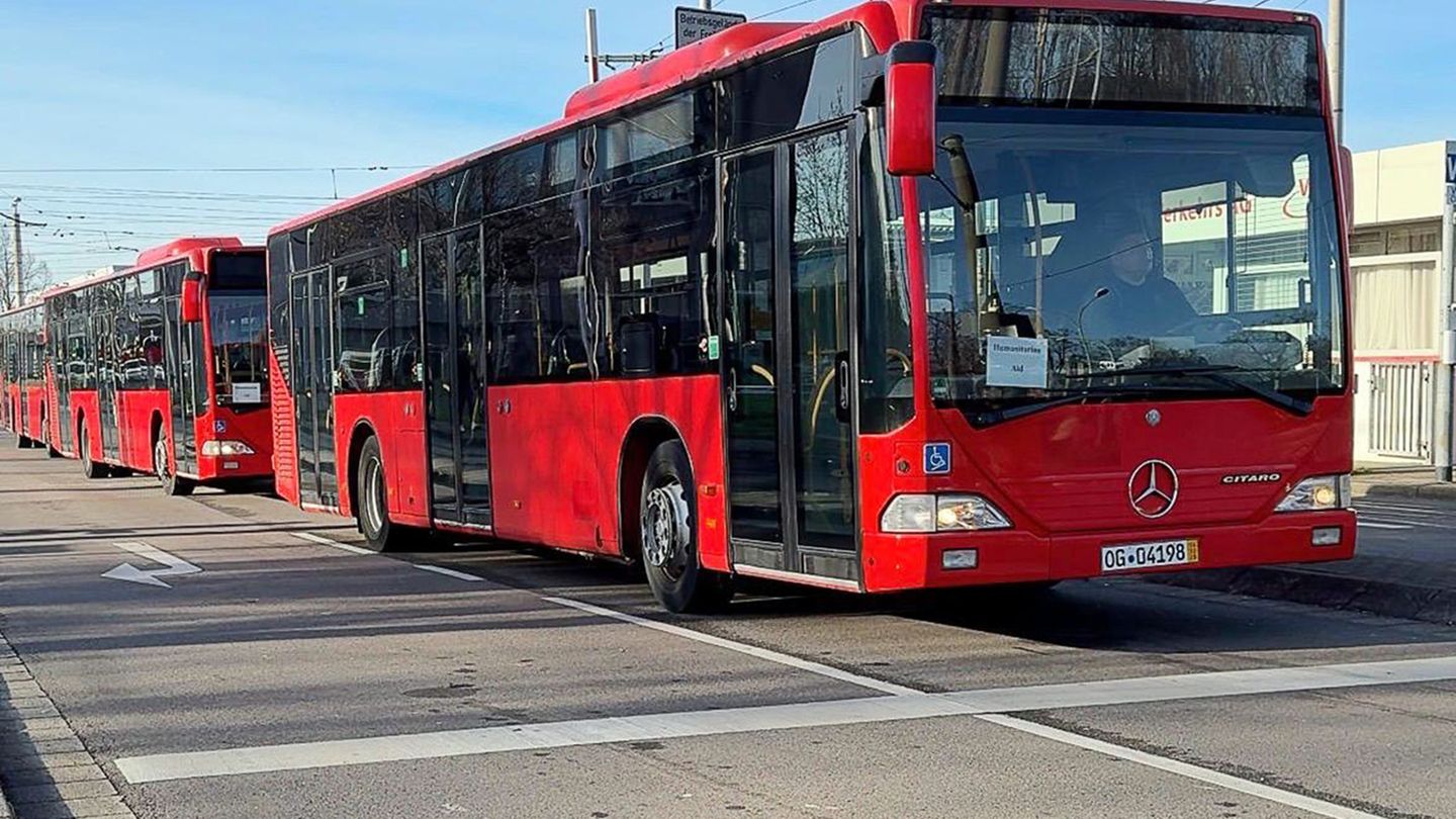 Die Busse sollen in Kiew zum Einsatz kommen. Foto: Vack/VAG Freiburg/dpa