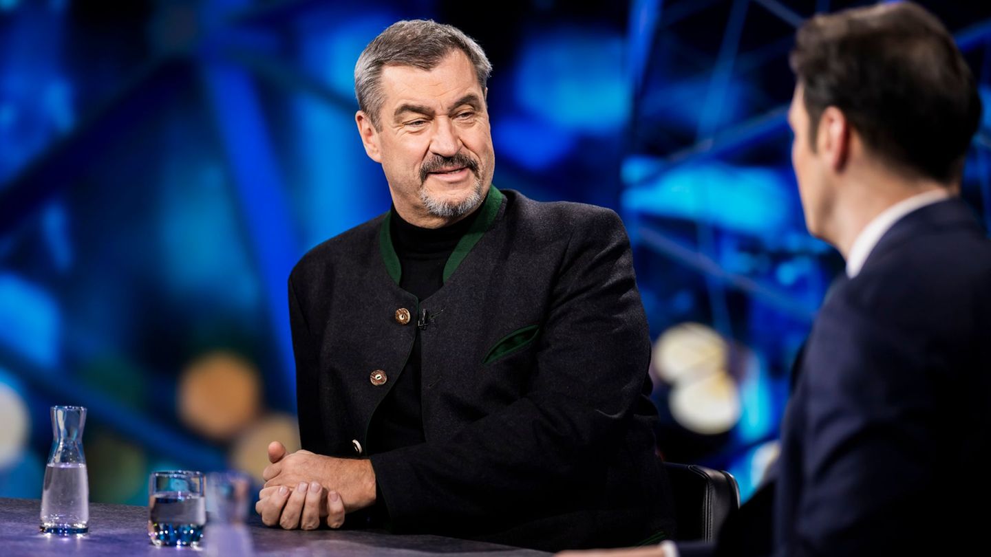 Markus Söder fordert eine weitere Korrektur der Verbrenner-Pläne der EU. Foto: Christoph Soeder/dpa