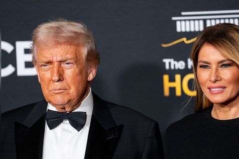 Donald Trump mit Ehefrau Melania bei den diesjährigen Kennedy Center Honors.