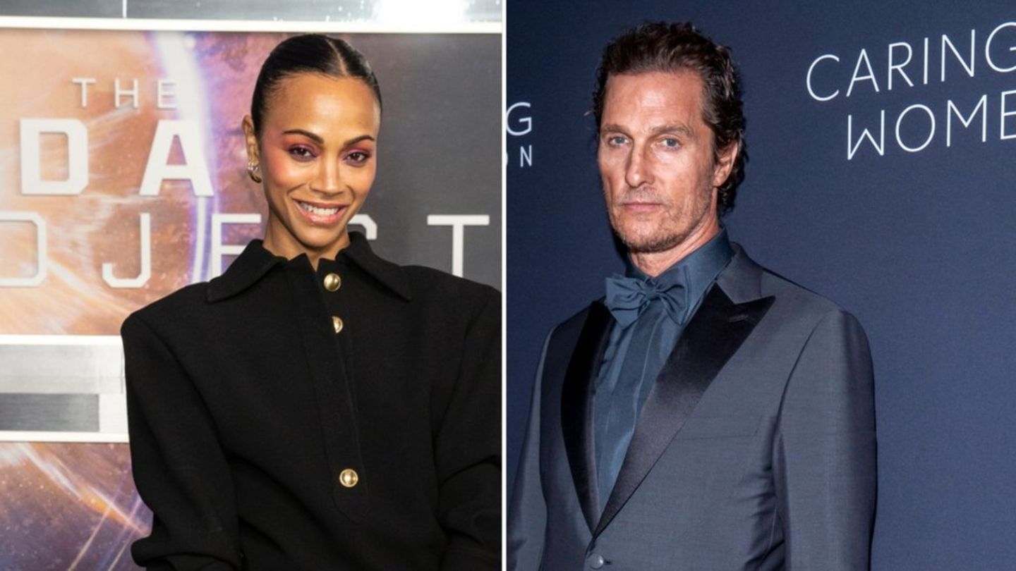 Matthew McConaughey und Zoë Saldaña: Duo spielt die Hauptrollen im Netflix-Film