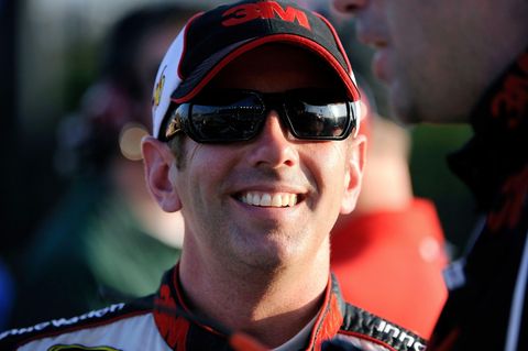Nascar-Fahrer Greg Biffle lächelt