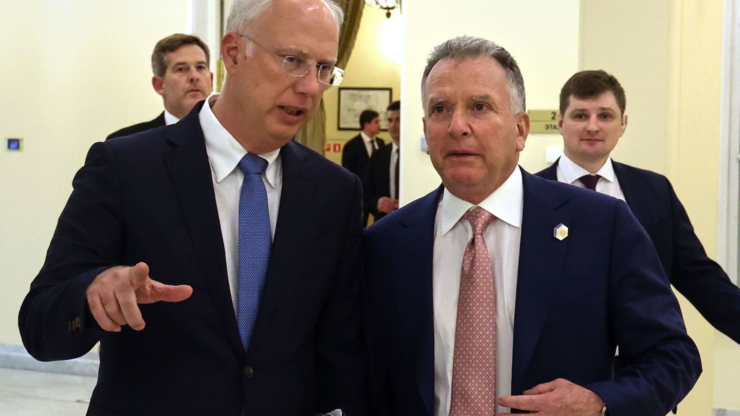 Kirill Dmitrijew gilt als Sprachrohr Putins. (Archivbild) Foto: Vyacheslav Prokofyev/Pool Sputnik Kremlin/AP/dpa