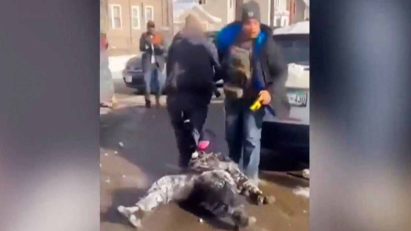 Brutales Vorgehen : "Sie ist schwanger!": ICE-Agenten schleifen Frau über Straße