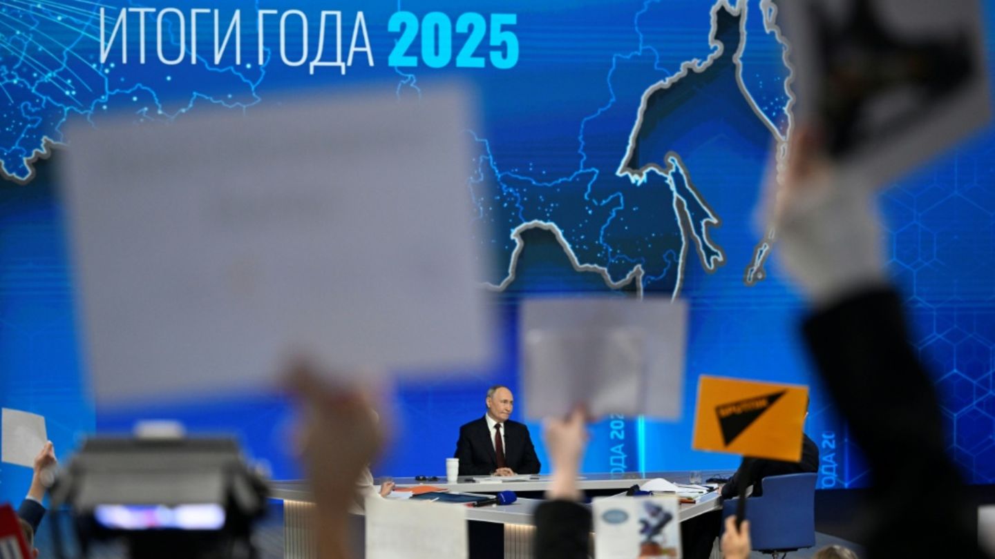 Pressekonferenz in Moskau