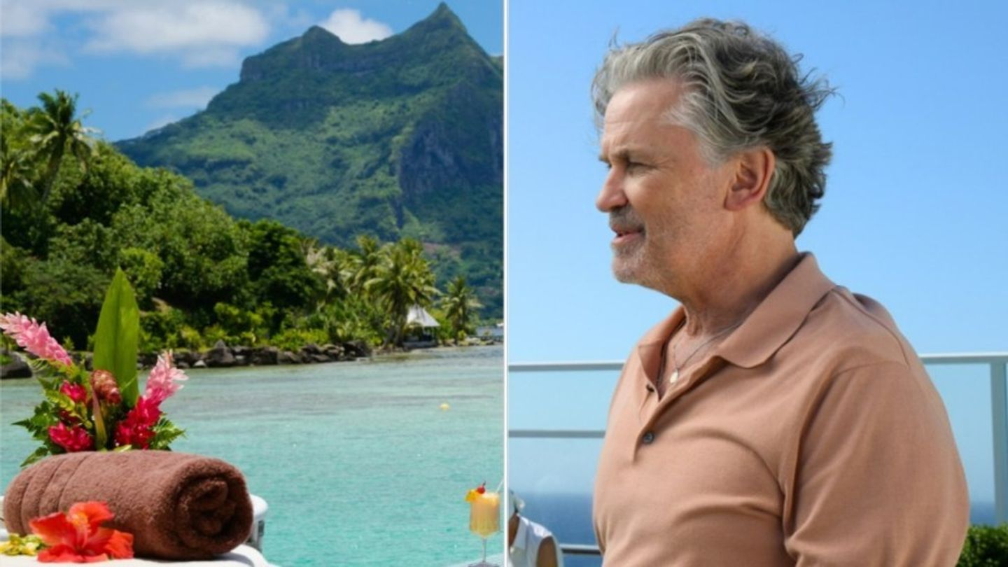 Timothy Peach konnte beim "Traumschiff"-Dreh auf Bora Bora wieder aufatmen.