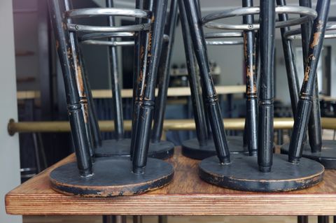 Geschlossene Bar in Berlin