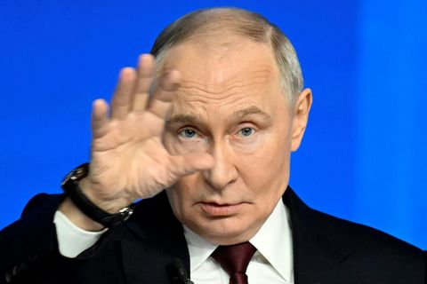Putin bei seiner jährlichen Pressekonferenz