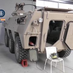 Polizei findet Panzer in Versteck von krimineller Bande