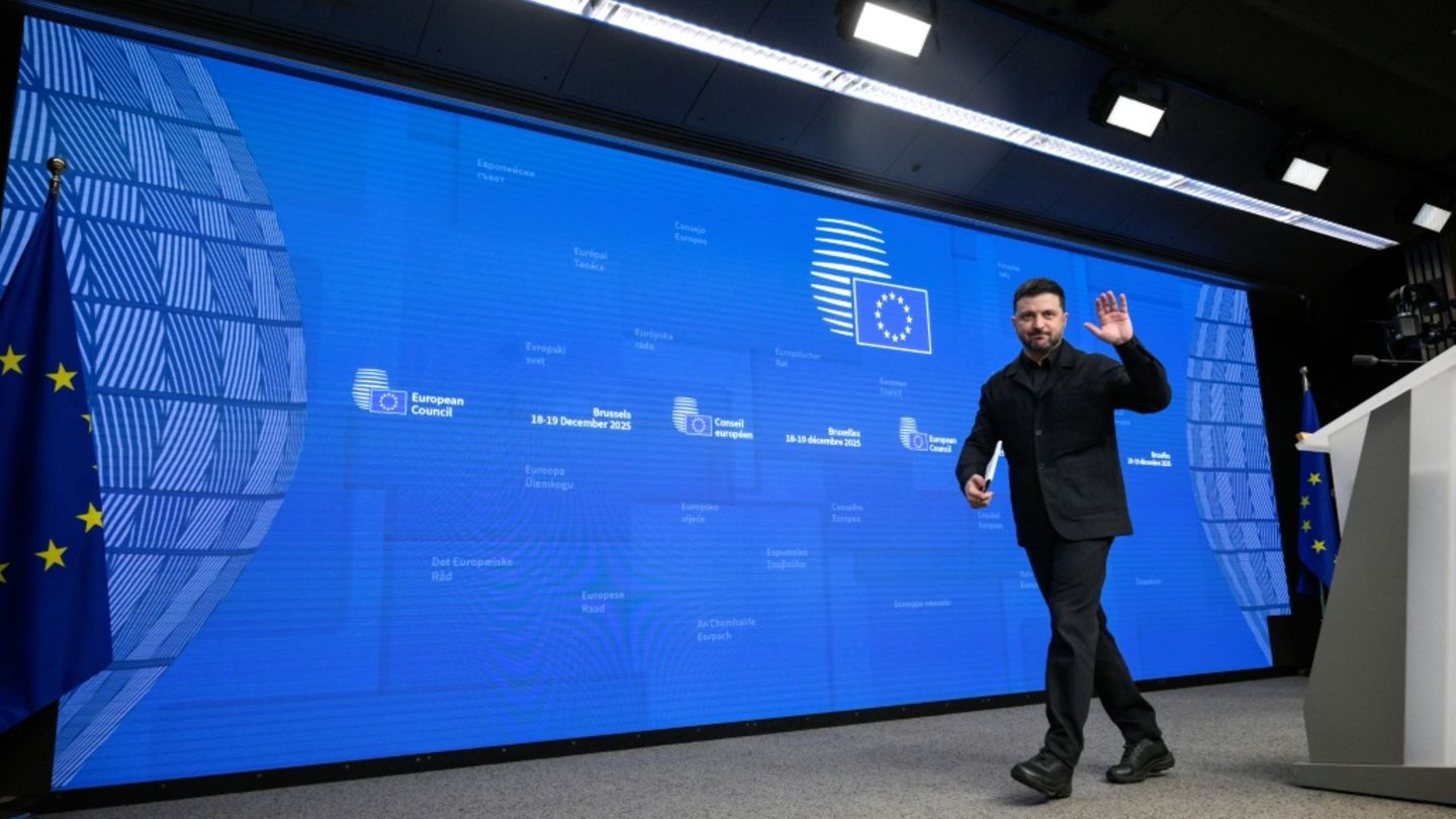 Präsident Selenskyj beim EU-Gipfel