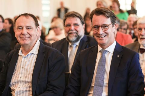 NRW-Ministerpräsident Hendrik Wüst (CDU) kritisiert das russische Strafverfahren gegen Jacques Tilly scharf. (Archivbild) Foto: