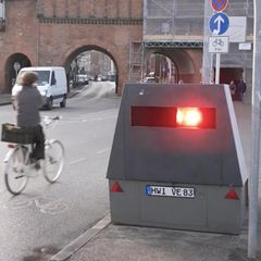 Dieser Blitzer in Lübeck blitzt alles – sogar Fußgänger
