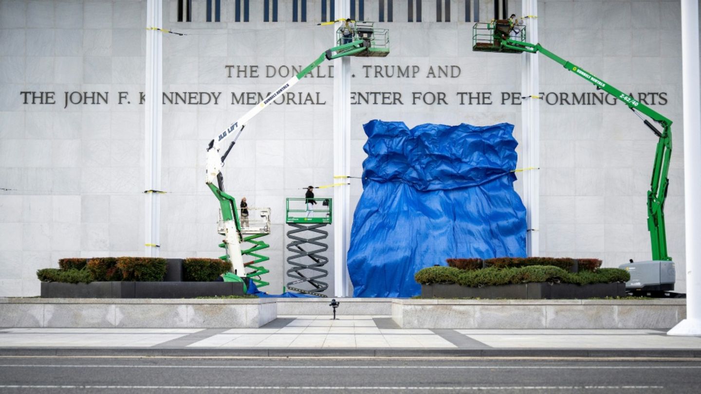 Trumps Name prangt fortan an renommiertem Kulturzentrum in Washington