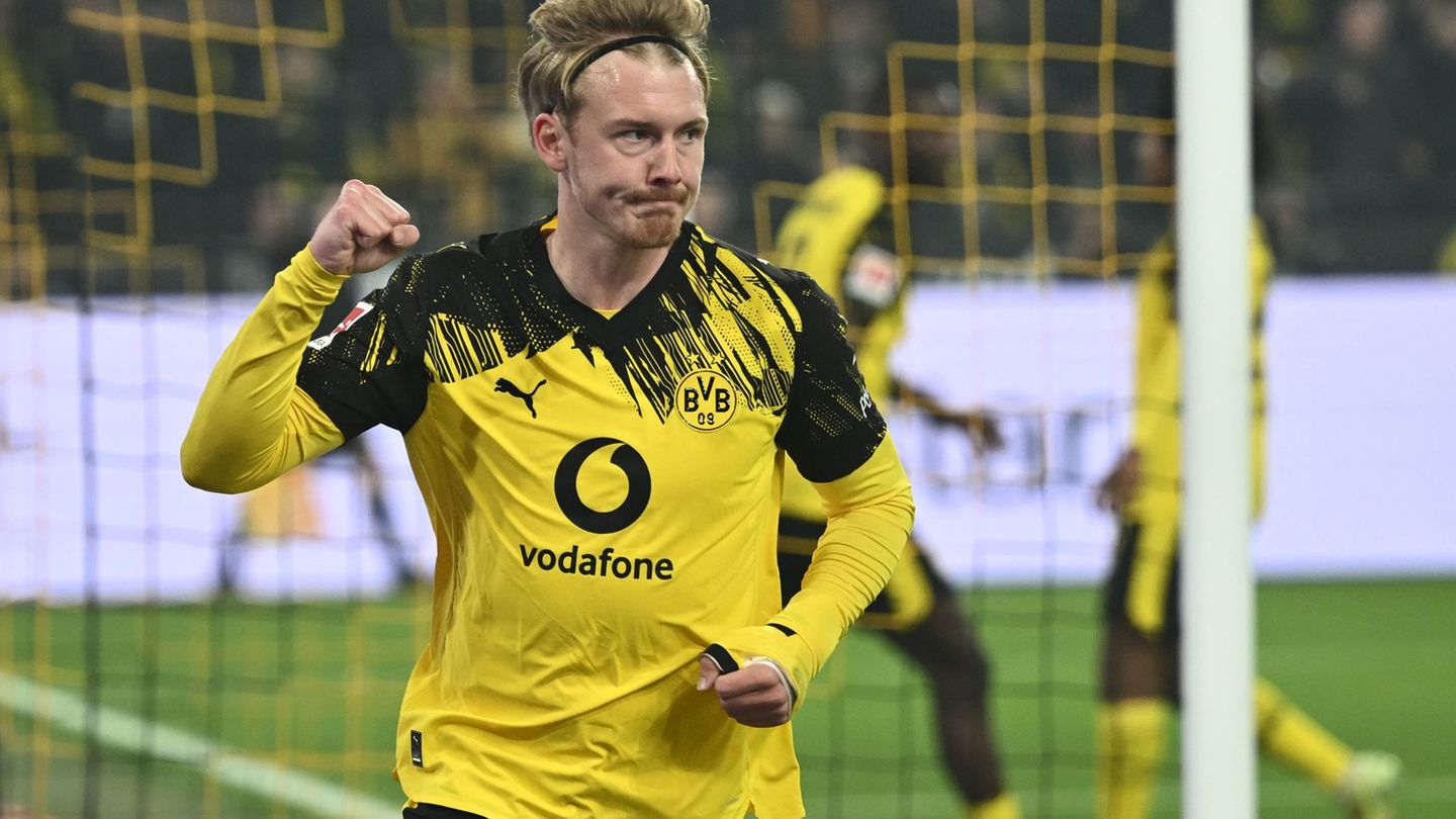 Julian Brandt brachte den BVB früh in Führung. Foto: Bernd Thissen/dpa