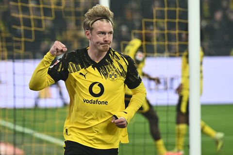 Julian Brandt brachte den BVB früh in Führung. Foto: Bernd Thissen/dpa