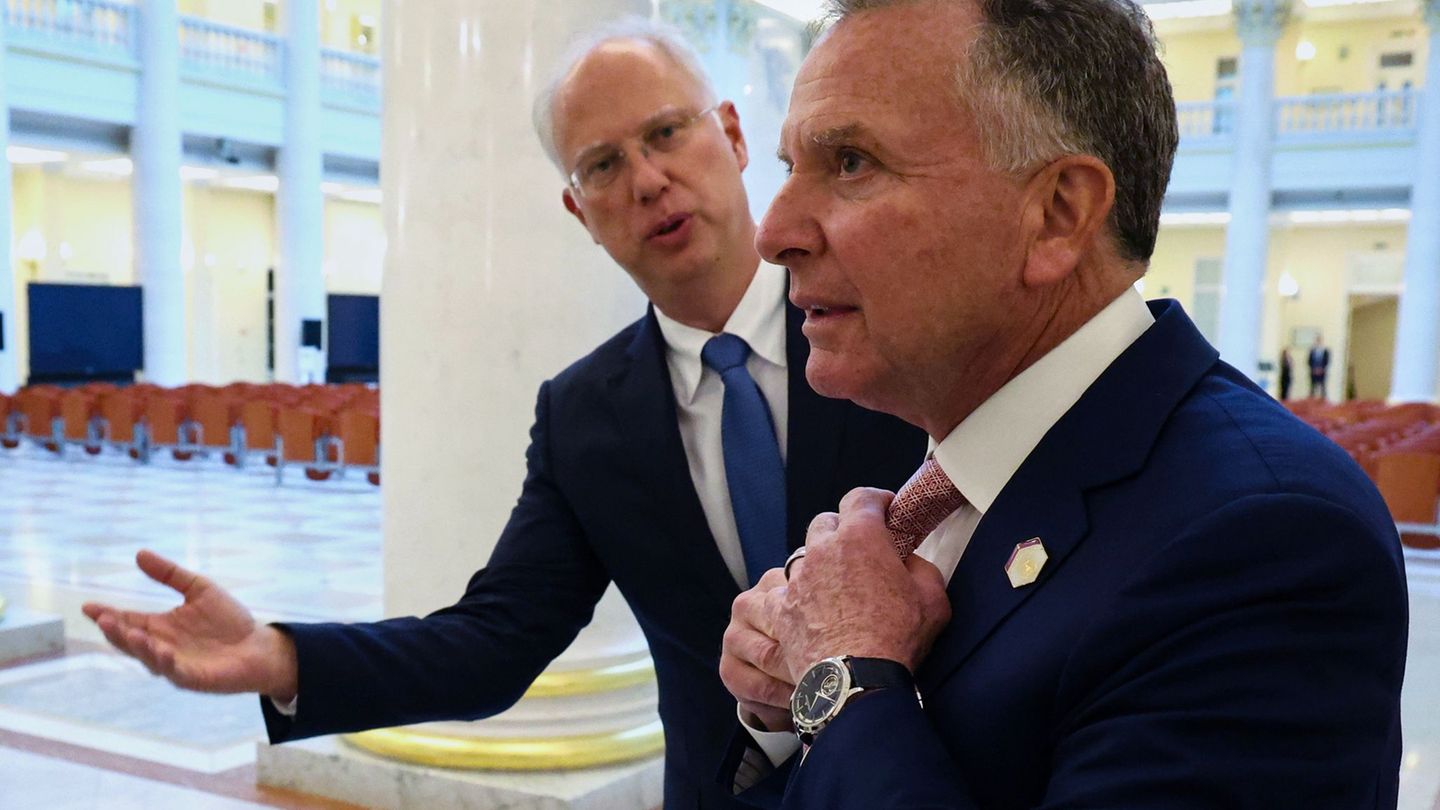 Witkoff gehört erneut zu den Unterhändlern. (Archivbild) Foto: Vyacheslav Prokofyev/Pool Sputnik Kremlin/AP/dpa