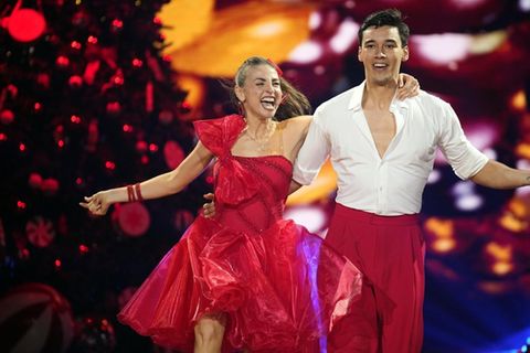 Diego Pooth und Ekaterina Leonova sind ein Gewinner-Tanzpaar.