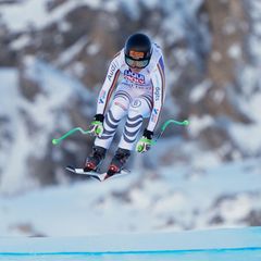 Kira Weidle-Winkelmann gelingt in Val d'Isère ein starkes Rennen. Foto: Giovanni Auletta/AP/dpa