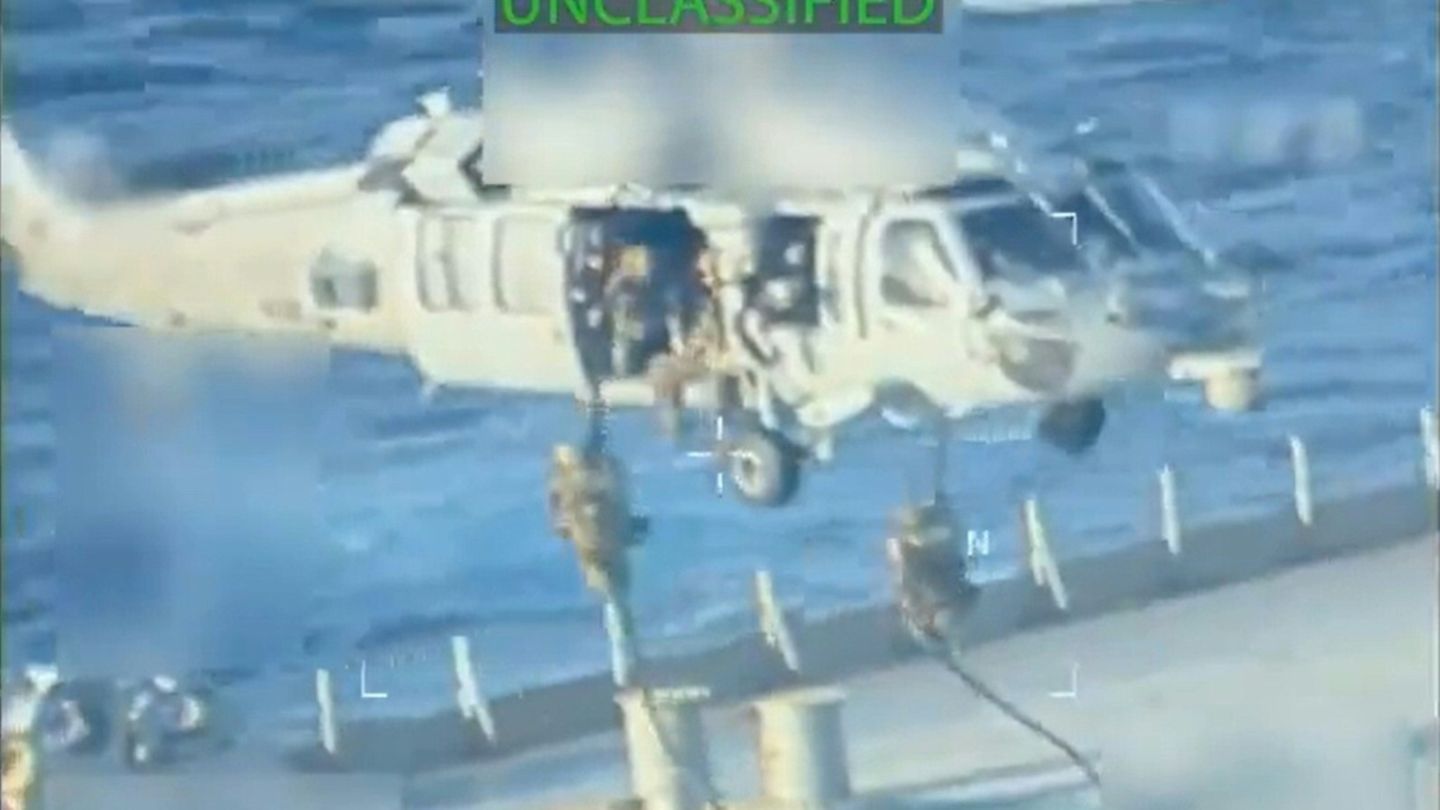 Am 10. Dezember brachten die USA einen ersten Tanker auf